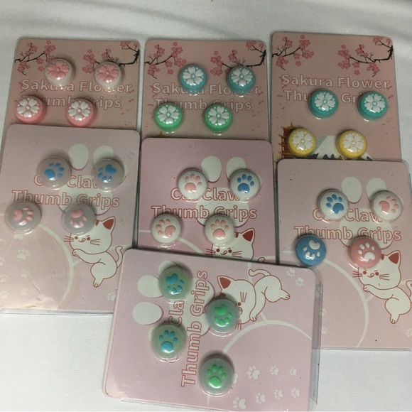 Joy Con Thumb Grips For Nintendo Switch & Switch Lite Bundle - Picture 5 of 11